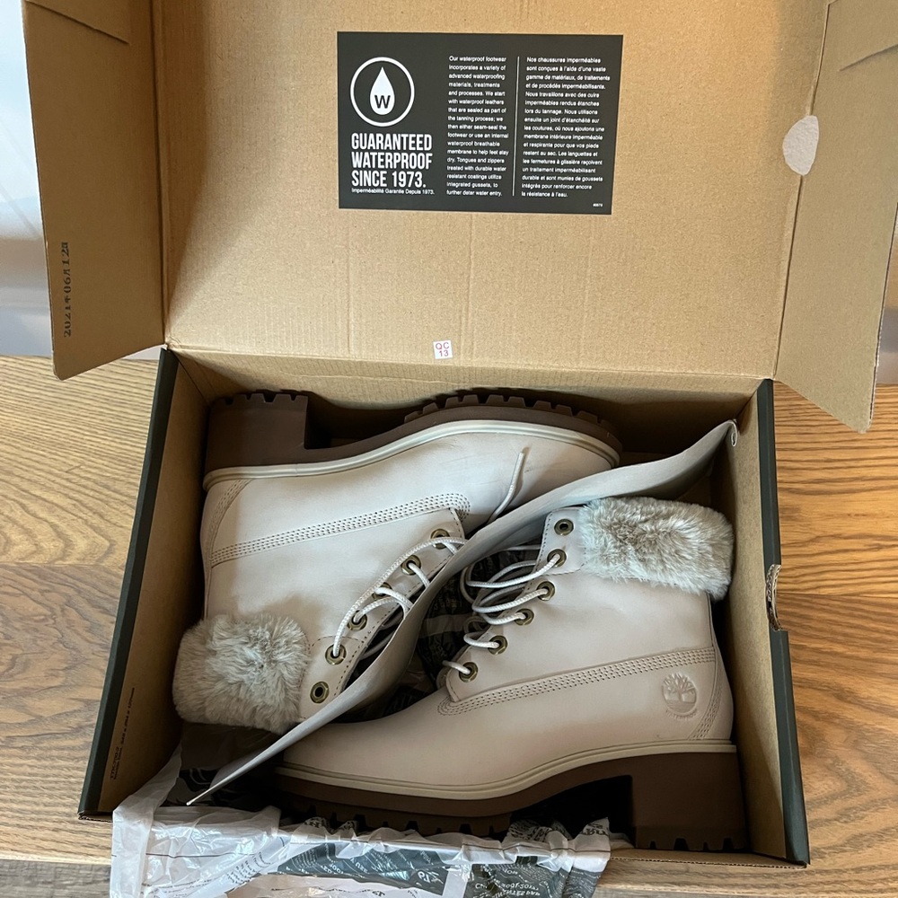Timberland Waterproof Beige Boots